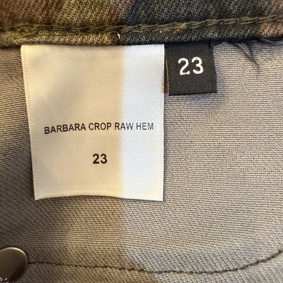 Hudson Jeans Barbara High Waist Crop Raw Hem Camouflage Stretch Skinny Jean - Picture 6 of 12